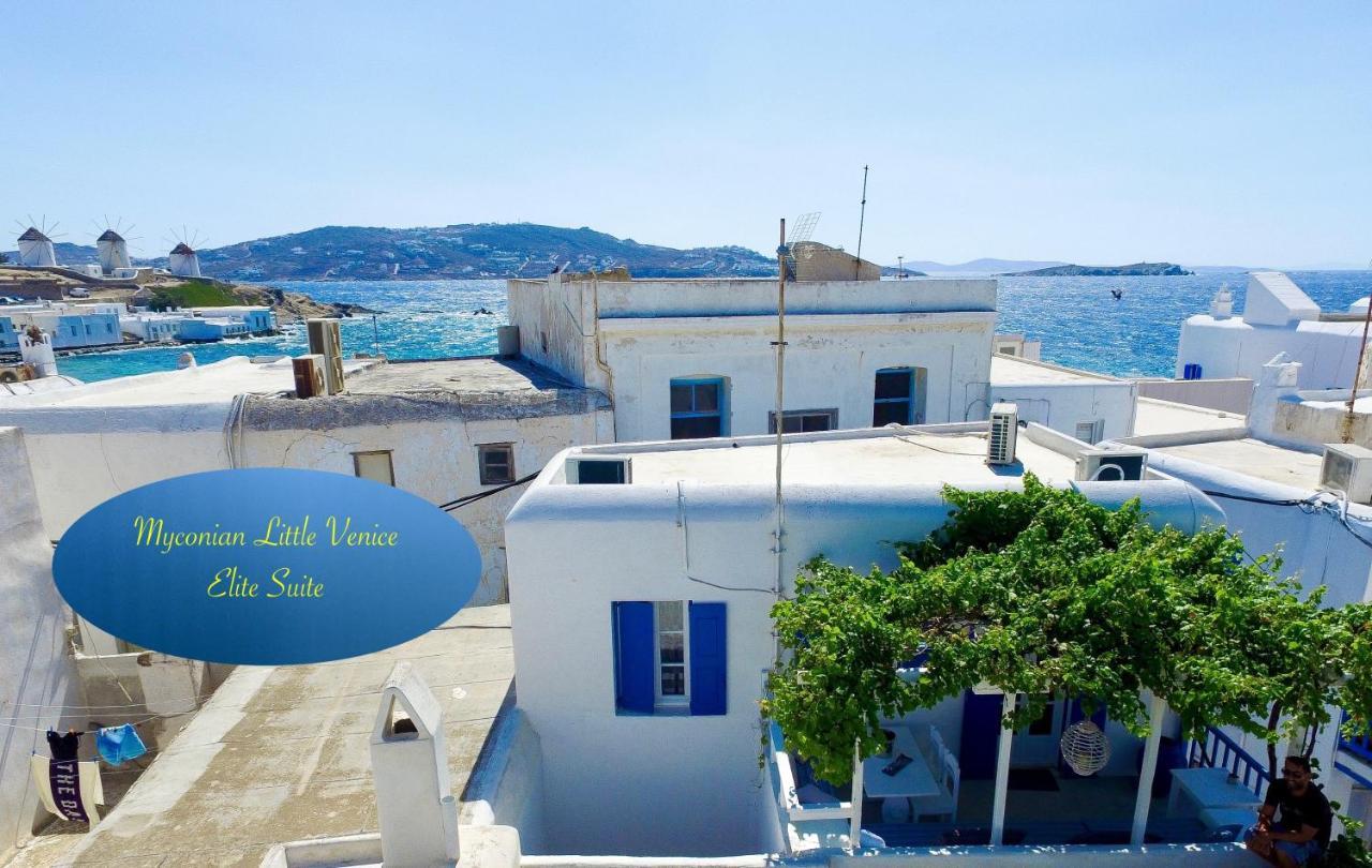 Myconian Little Venice Elite Suites With Sea View Mykonos Town Exterior foto